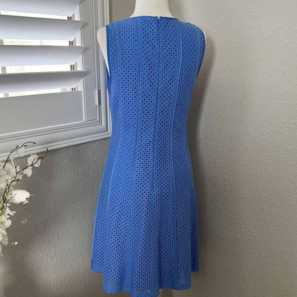 Ann Taylor Flare Periwinkle Blue Dress - Picture 5 of 11